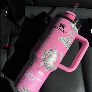 WICKED Stanley Pink Floral Quencher Tumbler